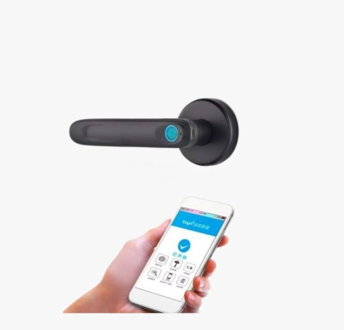 Ağıllı qapı kilidi Smart Lock QL-S607 — Girişi idarəetmə sistemləri, Bakı (4)