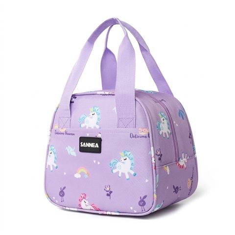 İzolyasiya edilmiş çanta Sannea Unicorn, 10 l, temperaturun saxlanılması üçün, bənövşəyi — Bakı