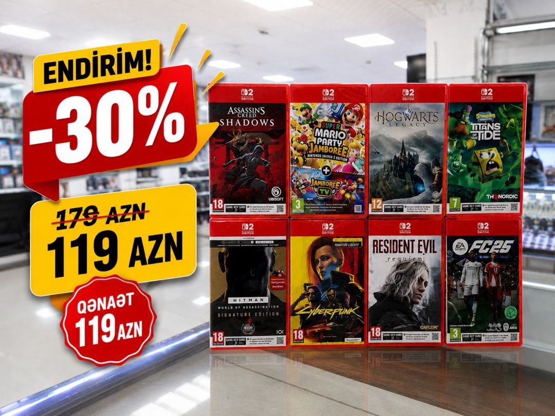 Nintendo Switch 2 oyunları — Oyunlar, konsollər və proqramlar, Bakı