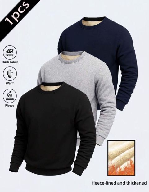 Məhsul: Fleece-astarli qalın sviter (1 ədəd) - Model: Klassik — Bakı