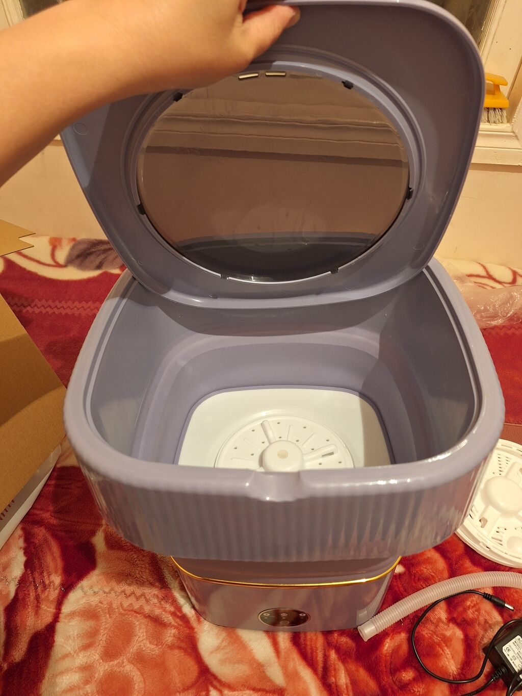 18 litr tutumlu mini paltaryuyan.Cemi 2 defe işlenib,körpe paltarı — Çamaşır maşınları, Bakı (2)