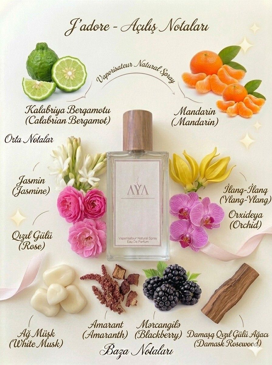Aya Fragrances Joy qadınlar üçün ətir suyu 30 ml — Mallar, Bakı