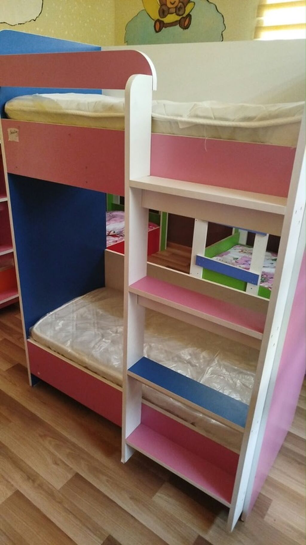 Uşaq otağı üçün ikimərtəbəli çarpayı. Model iki nəfərlik istifadə — Yataqlar, Bakı (4)