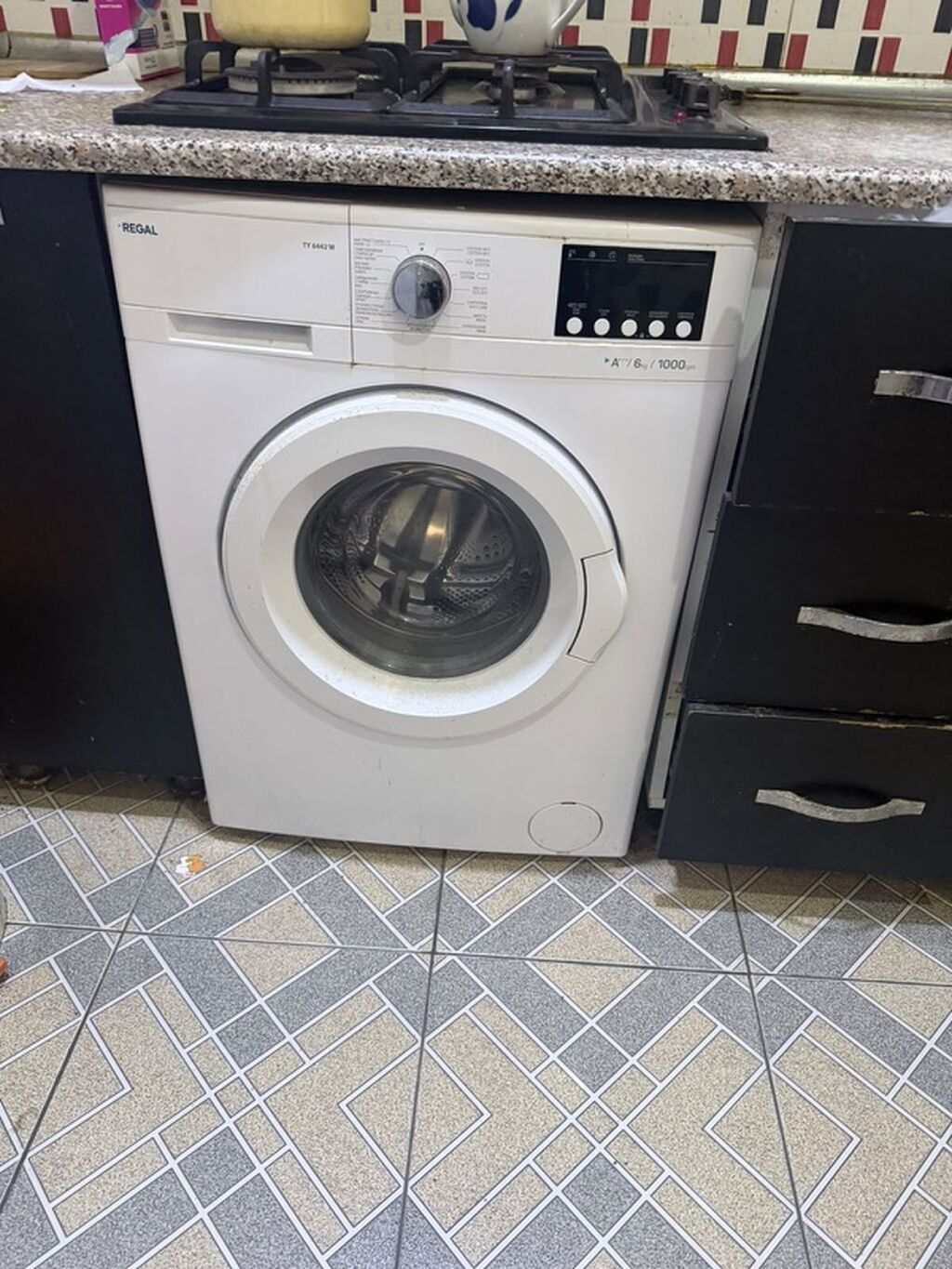 Regal TY 9443 W önyükləmə paltaryuyan maşın - Yük həcmi: 6 kq - Sıxma — Çamaşır maşınları, Digah