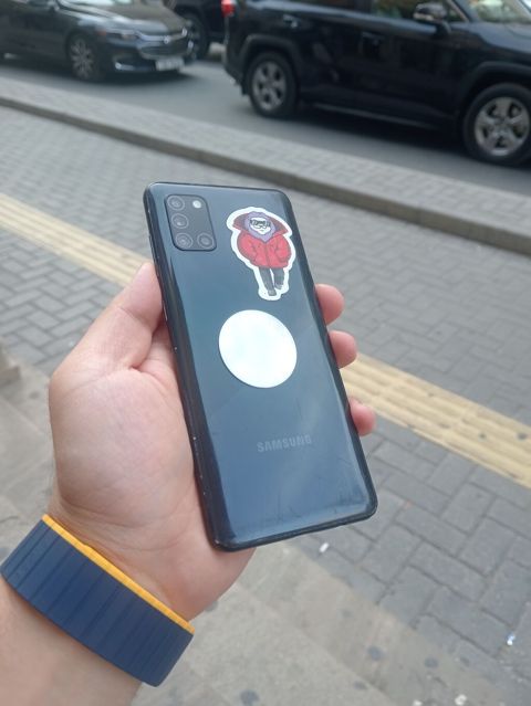 Samsung Galaxy A31, 64 GB, rəng - Qara, Zəmanət, Sensor, Barmaq izi — Bakı