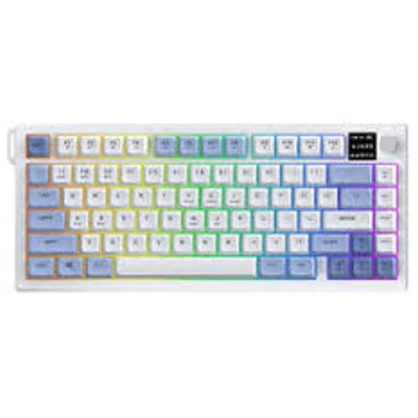 Ajazz AF82 Light Blue and White Keyboard — Mallar, Bakı