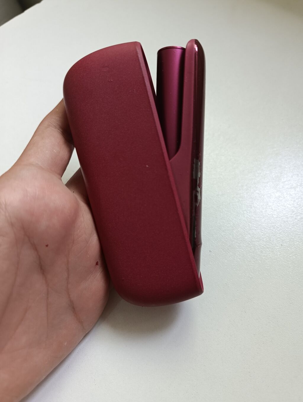 Iqos elektron tütün cihazı – qırmızı (bordo) rəngdə. Xüsusiyyətlər — Elektronik siqaretlər, Digah (3)