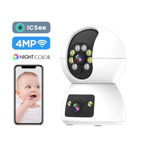 Wi-Fi PTZ kamera 360°FHD 3MP/2K+64GB — Bakı