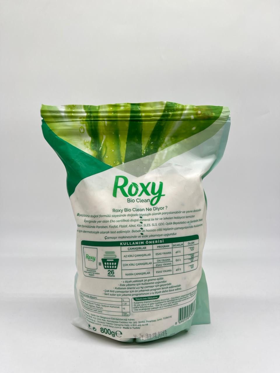 Uşaq paltarı üçün yuyucu toz Roxy Bio Clean Aloe Vera, 800 q — Mallar, Bakı (2)