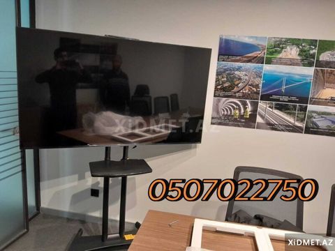 Televizor kronşteyinlərinin yığılması — Bakı