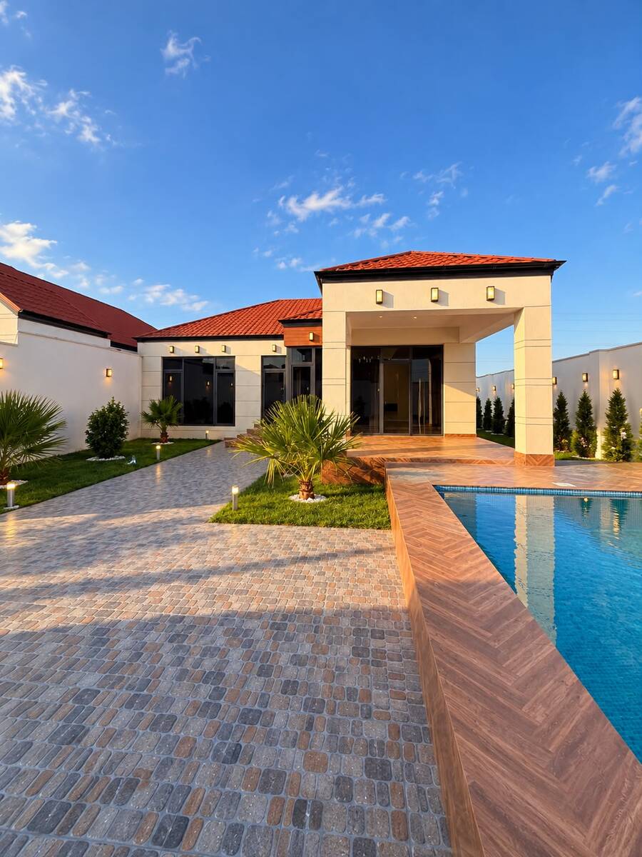 Satılır 4 otaqlı həyət evi/bağ evi 180 m² — Ev, villa, Bakı (2)