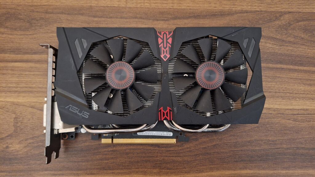 Videokart Asus GeForce GTX 960, 4 GB, İşlənmiş — Qrafik kartlar, Gəncə