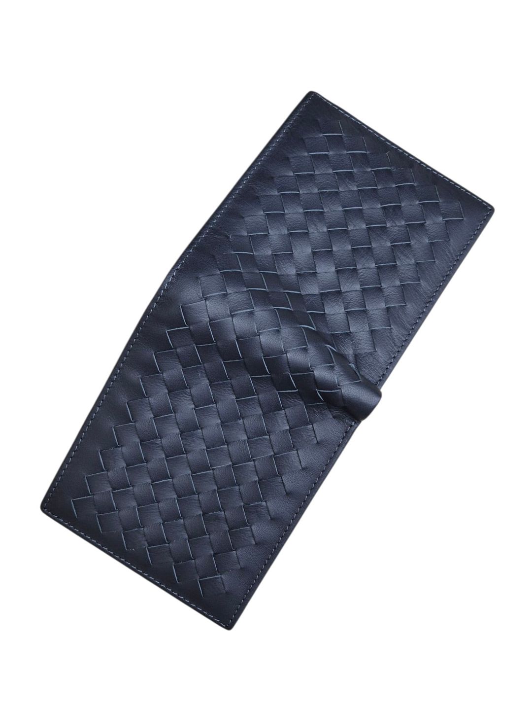 Kişilər üçün pulqabı, təbii dəri, göy, 8 kart bölməsi, 12x9.5 sm, Çin istehsalı, karton qutuda - TheBest_BV1730_MatBlue — Mallar, Bakı (2)
