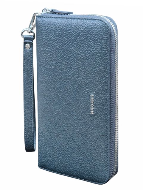 Klatç unisex təbii dəridən, göy rəng - Tergan_1659_Blue — Bakı
