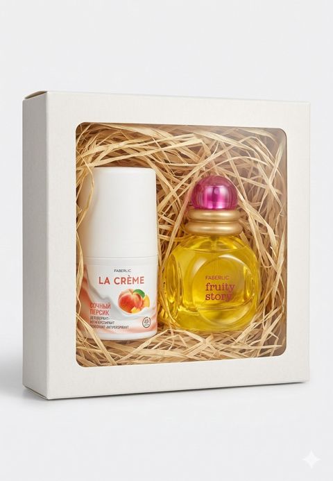 Faberlic qadınlar üçün ətir suyu (antiperspirant La Creme + ətir suyu Fruity Story) — Bakı