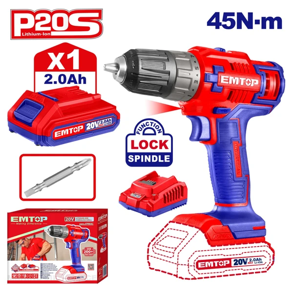 Cordless drill ECDL6200118 — OnMaster — Təmir və tikinti