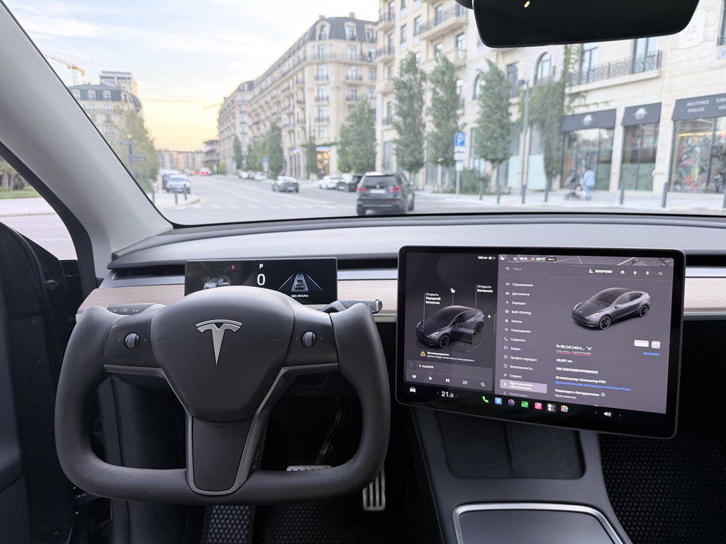 Tesla Model Y, 75 kWh, 2023 il, 45 000 km — Avtomobillər, Bakı (7)