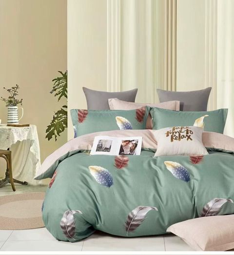 Yataq dəsti Zarina Home SHA-00003239, avro, rəngbərəng, ranfors, yorğan üzü 200x230 sm, mələfə 250x250 sm, yastıq üzü 50х70 sm/2 əd — Bakı