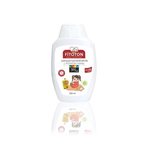 Qızlar üçün üçbarmaq cövhəri ilə uşaq şampunu Fitoton 300 ml — Bakı