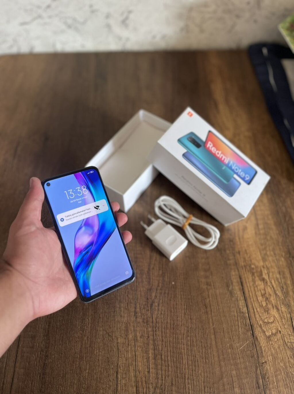 Redmi Note 9, 128 GB, rəng - Mavi, Barmaq izi, Face ID — Xiaomi, Bakı (5)