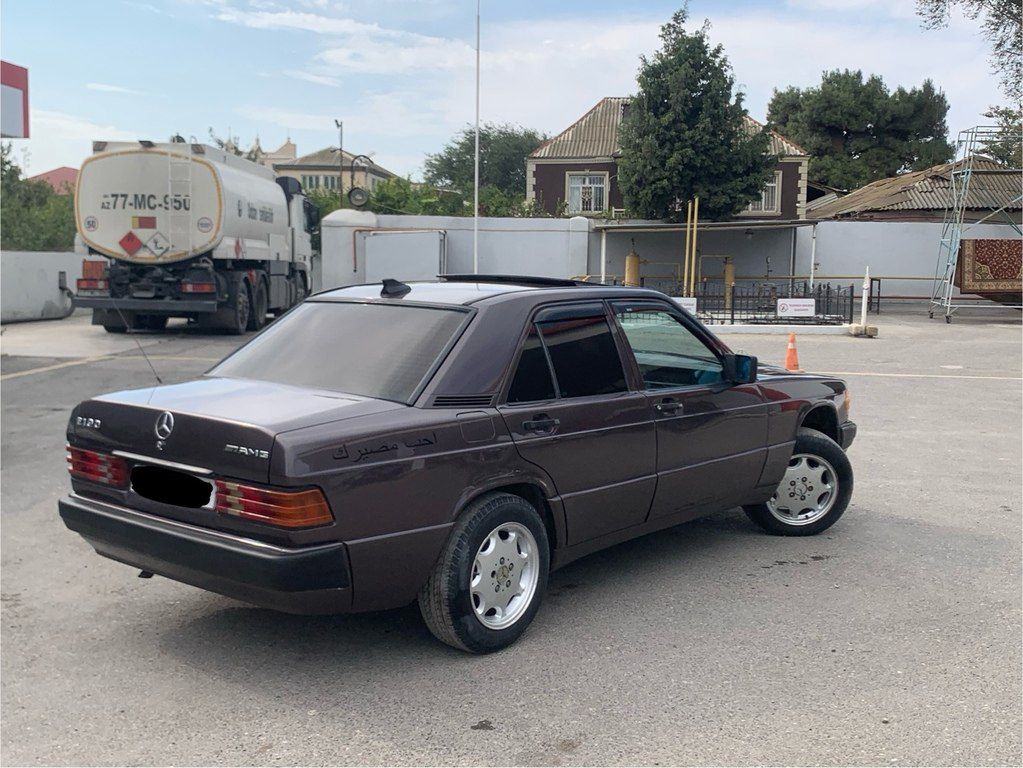 Mercedes 190, 2.0 L, 1992 il, 258 000 km — Avtomobillər, Sumqayıt (7)