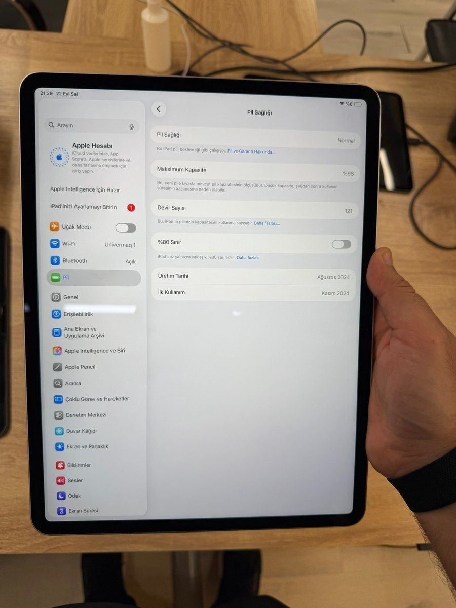 Apple İPad Air 13 İnch M2 Starlight 128GB — Planshetlər, Bakı (8)