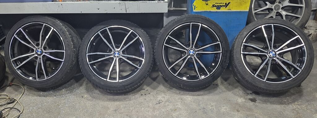 BMW orijinal təkər diskləri və şin dəsti - Komplekt: 4 ədəd yüngül — Diskləri, Bakı (3)