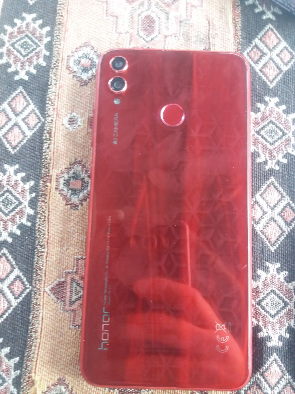 Honor 8X, 64 GB, rəng - Qırmızı, Barmaq izi — Honor, Sumqayıt (3)
