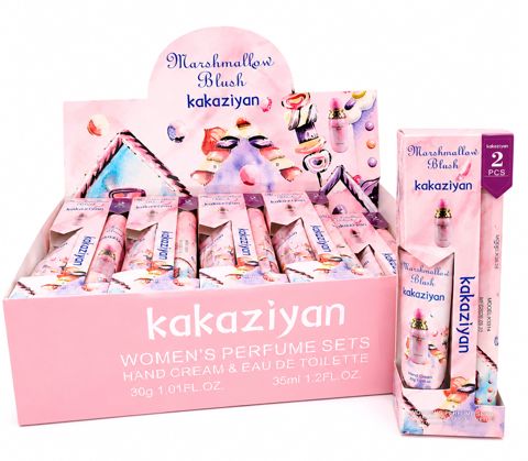 Kakaziyan Marshmallow Blush qadınlar üçün ətir dəsti (tualet suyu 35 ml + əl kremi 30 q) — Bakı