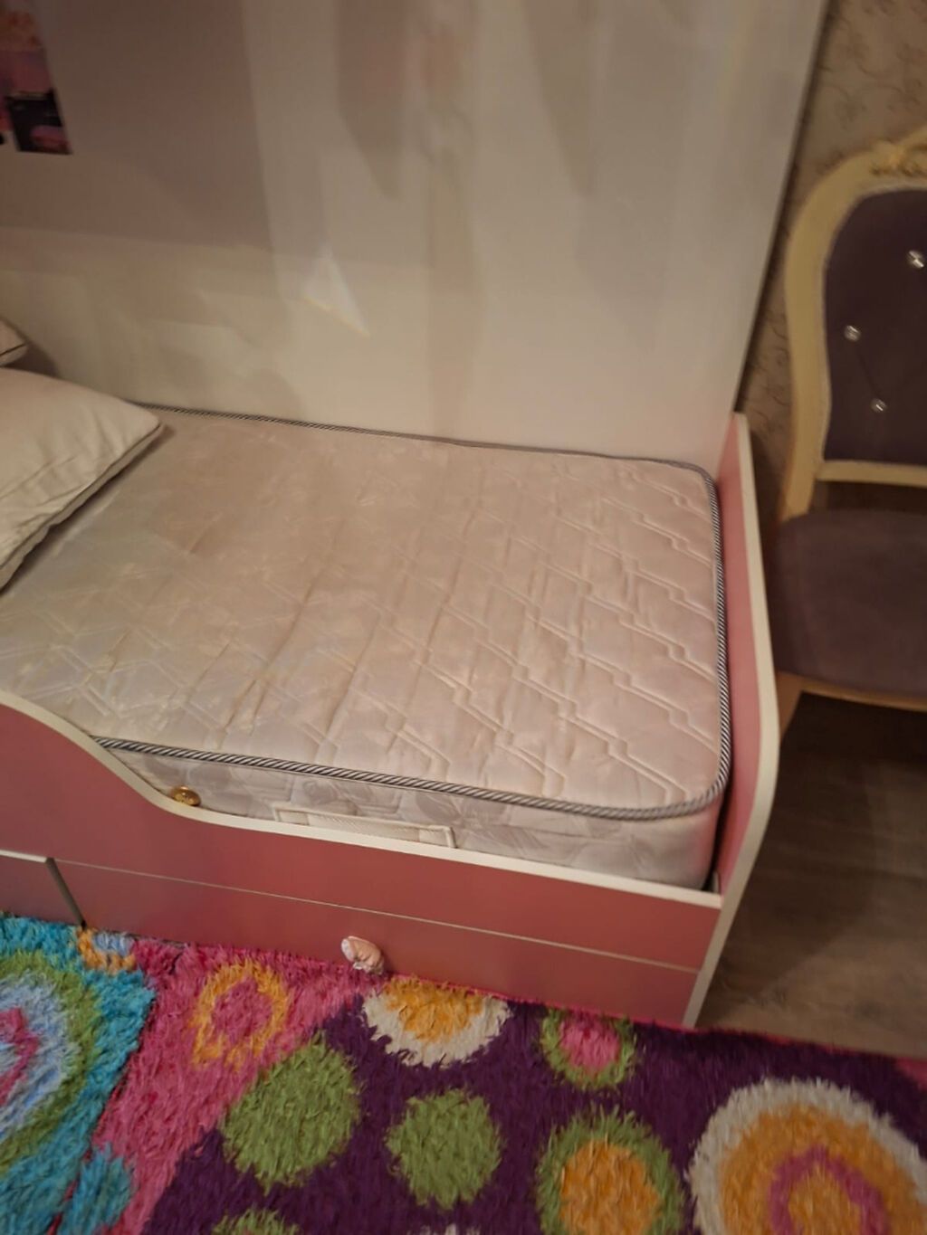 İkimərtəbəli çarpayı uşaq və gənclər üçün. Çarpayının alt hissəsində — Mebel, Sumqayıt (4)