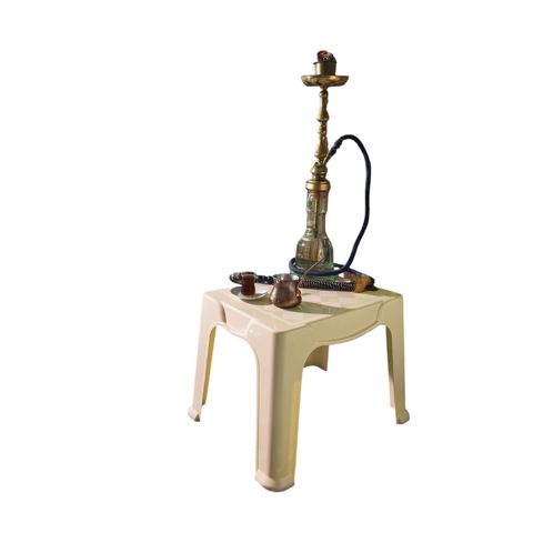 Bağ masası nh_7appih, plastik, bej, 40x37x50 sm — Bakı