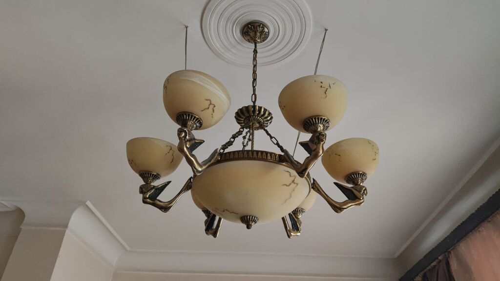 Çılçıraq, 7 lampa, Metal — Tavan is?qlar? v? cilc?raqlar, Bakı (2)