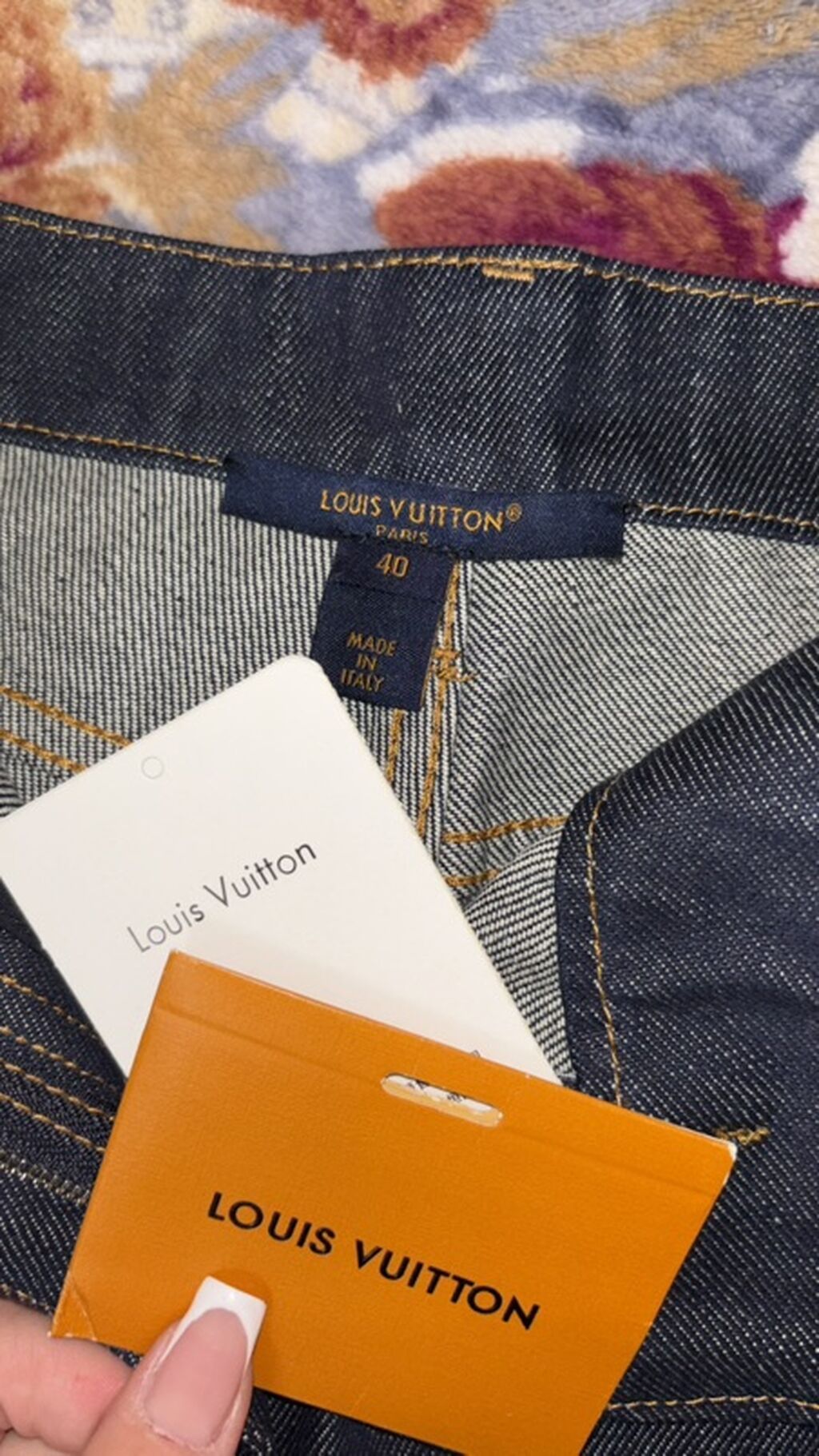 Cins şalvar, Louis Vuitton — Jins, Bakı (4)