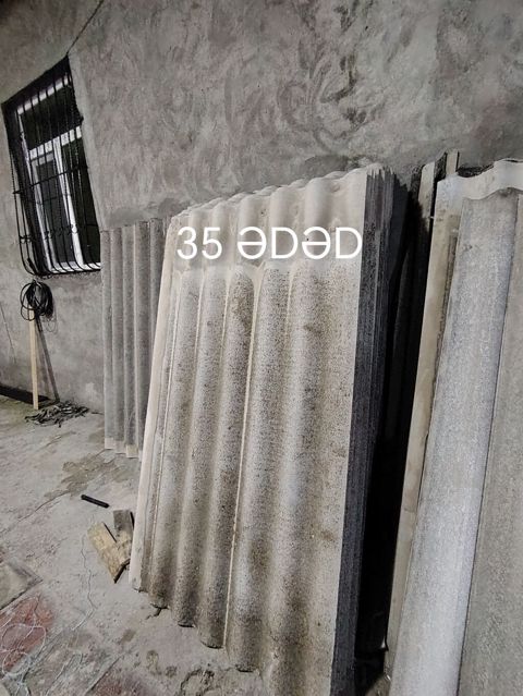 Dalğalı şifer dam örtüyü - Miqdar: 35 ədəd (şəkildə göstərilib) — Digah