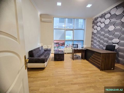 2 otaqli, mebelli ofis icareye verilir — Bakı