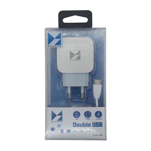 Mobaks CS-09 oem 2USB charger set TypeC — Bakı