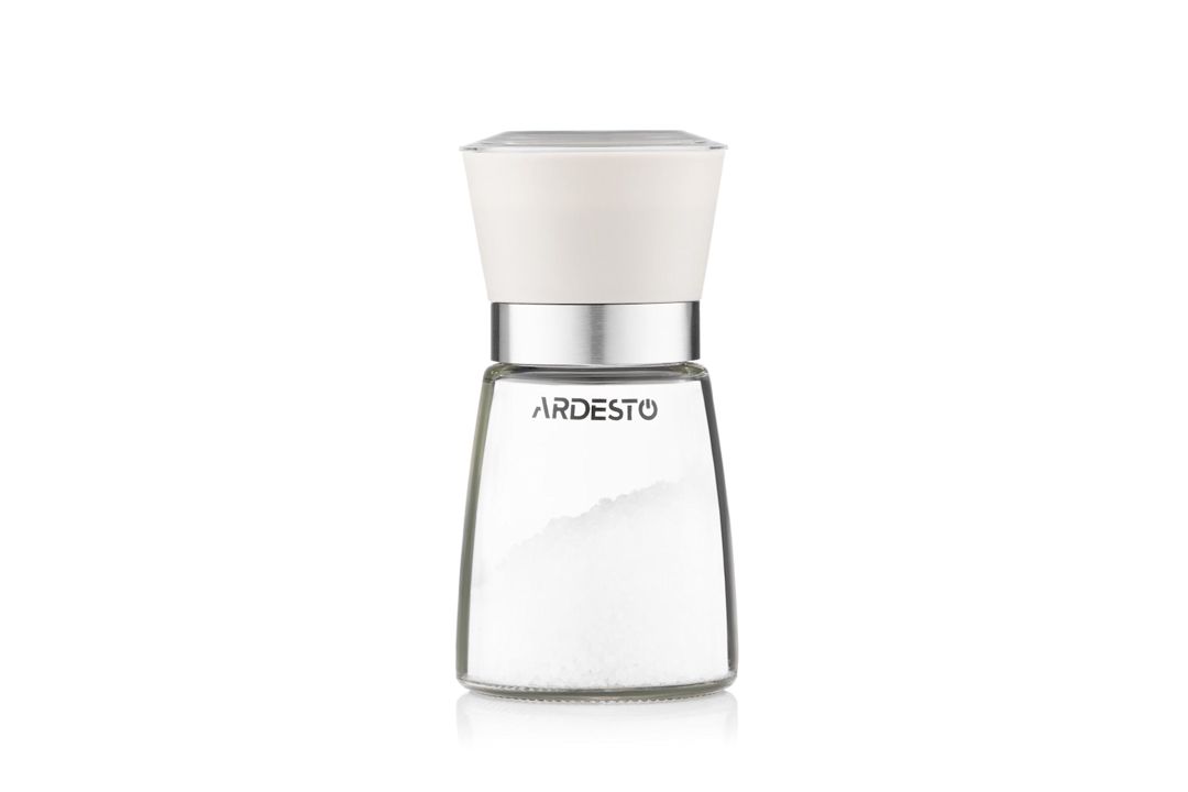 İstiot və duz üçün üçün dəyirman Ardesto Gemini AR2101BG, 180 ml, şüşə/plastik, şəffaf/bej — Mallar, Bakı