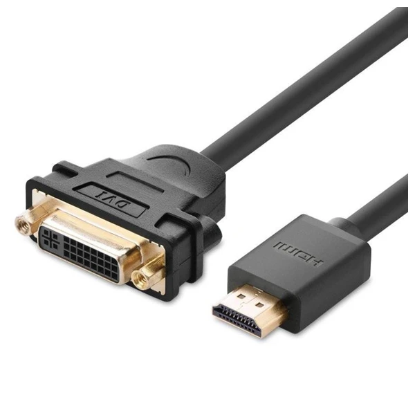 Ugreen 20136 HDMI to DVI Adapter Cable 22sm Black — Bakı