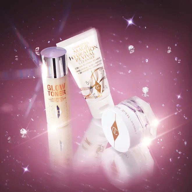 Üz qulluğu üçün kosmetika dəsti Charlotte Tilbury Hidration Revival (təmizləyici vasitə 30 ml + üz kremi 15 ml + üz toneri 30 ml) — Mallar, Bakı (2)