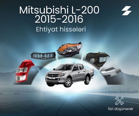 Mitsubishi L200 2015-2016 ehtiyat hissələri — Bakı