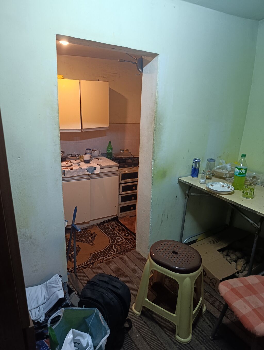 Kirayə üçün sadə 1-otaqlı həyət evi - Plan: kiçik giriş/zal, ayrıca — Ev, villa, Bakı (2)