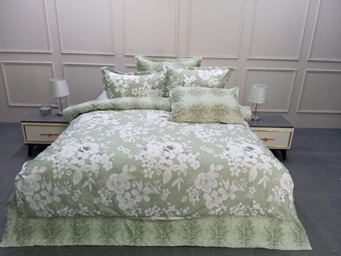 Yataq dəsti Hanzade SHA-00006562, pambıq, rəngbərəng, mələfə 220x240 sm, yorğan üzü 200x220 sm, yastıq üzü 50x70 sm (2 əd) — Bakı