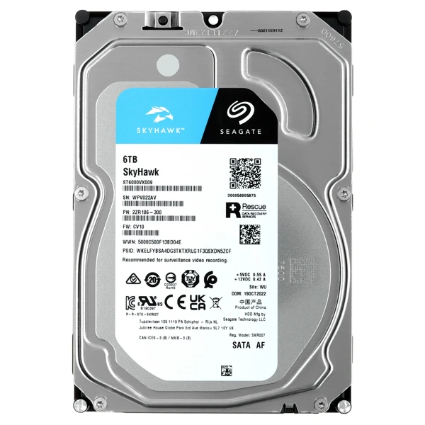 Seagate HDD SkyHawk Surveillance 6TB ST6000VX009 Hard Disk — Mallar, Bakı