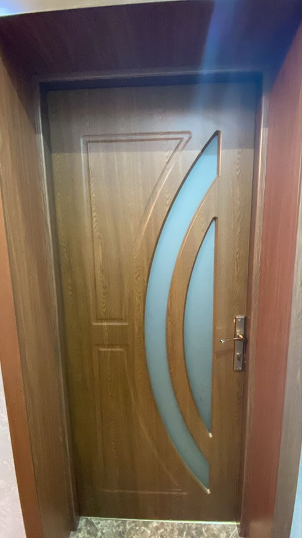 Məhz bu model interyer qapıları - Material: taxta teksturalı — Pəncərələr, qapılar, balkonlar, Bakı (2)