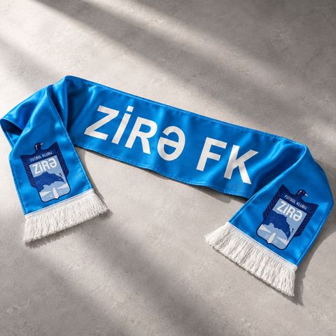 Azərkeşlər üçün şərf Zirə FK, 140x15 sm — Bakı