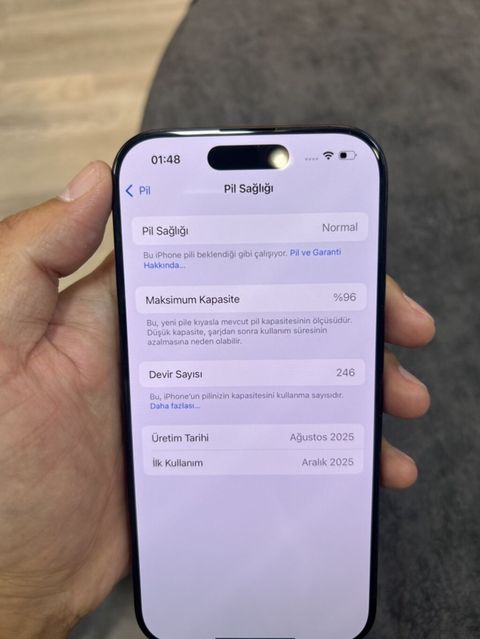 IPhone 16 Pro, 128 GB, Qara, Face ID — Bakı