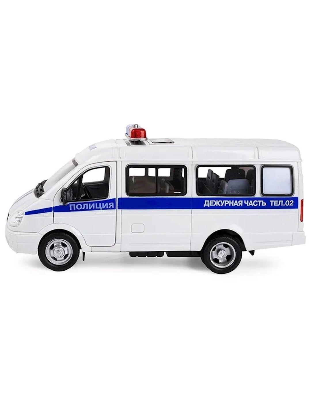 Polis maşını Play Smart 9098D, 23x13 sm, 3 yaşdan, ağ — Mallar, Bakı (3)