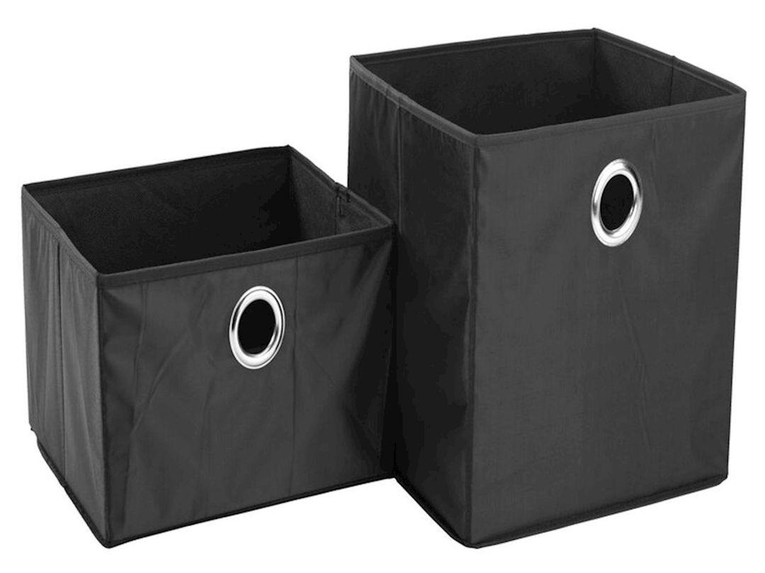 Saxlama üçün səbət Jysk Frans 32x27x20 sm, qara — Mallar, Bakı (3)