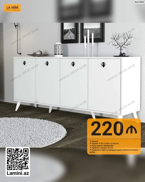 Qonaq otağı üçün, Siyirməsiz, Güzgüsüz, Pulsuz quraşdırılma, Zəmanətsiz, Kredit yoxdur — Bakı