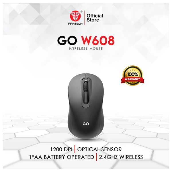 Fantech Go W608 Black Wireless Mouse — Bakı